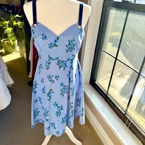 Guess blue floral dress